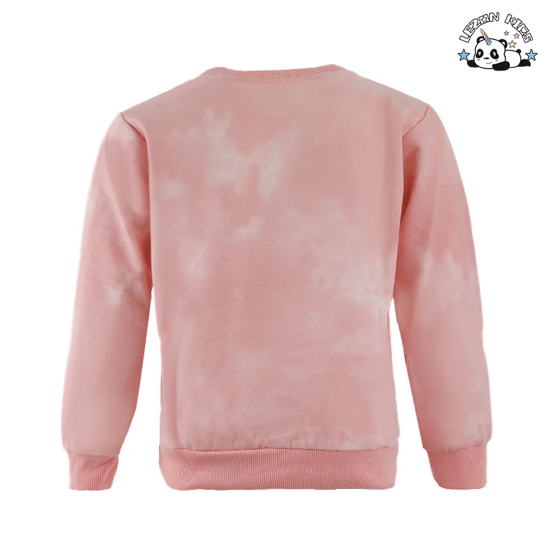 LEZONKIDS - Custom Design Autumn Winter Kids Sweatshirt Long Sleeves Cotton O-neck Children Girls Sweatshirt